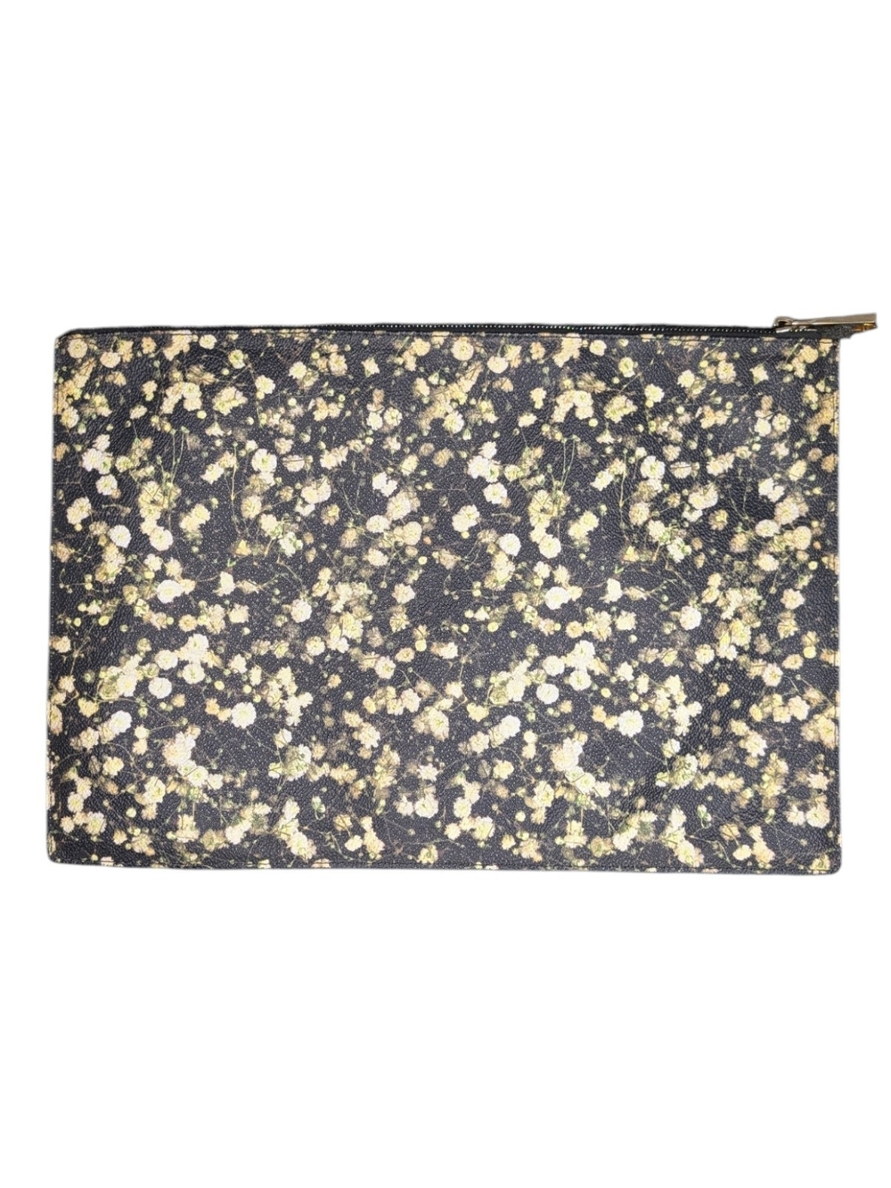 Givenchy Gypsophila Floral Black & White Pouch Clutch